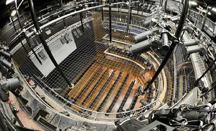 Cablenet Tension Wire Grid installation RADA, London, UK