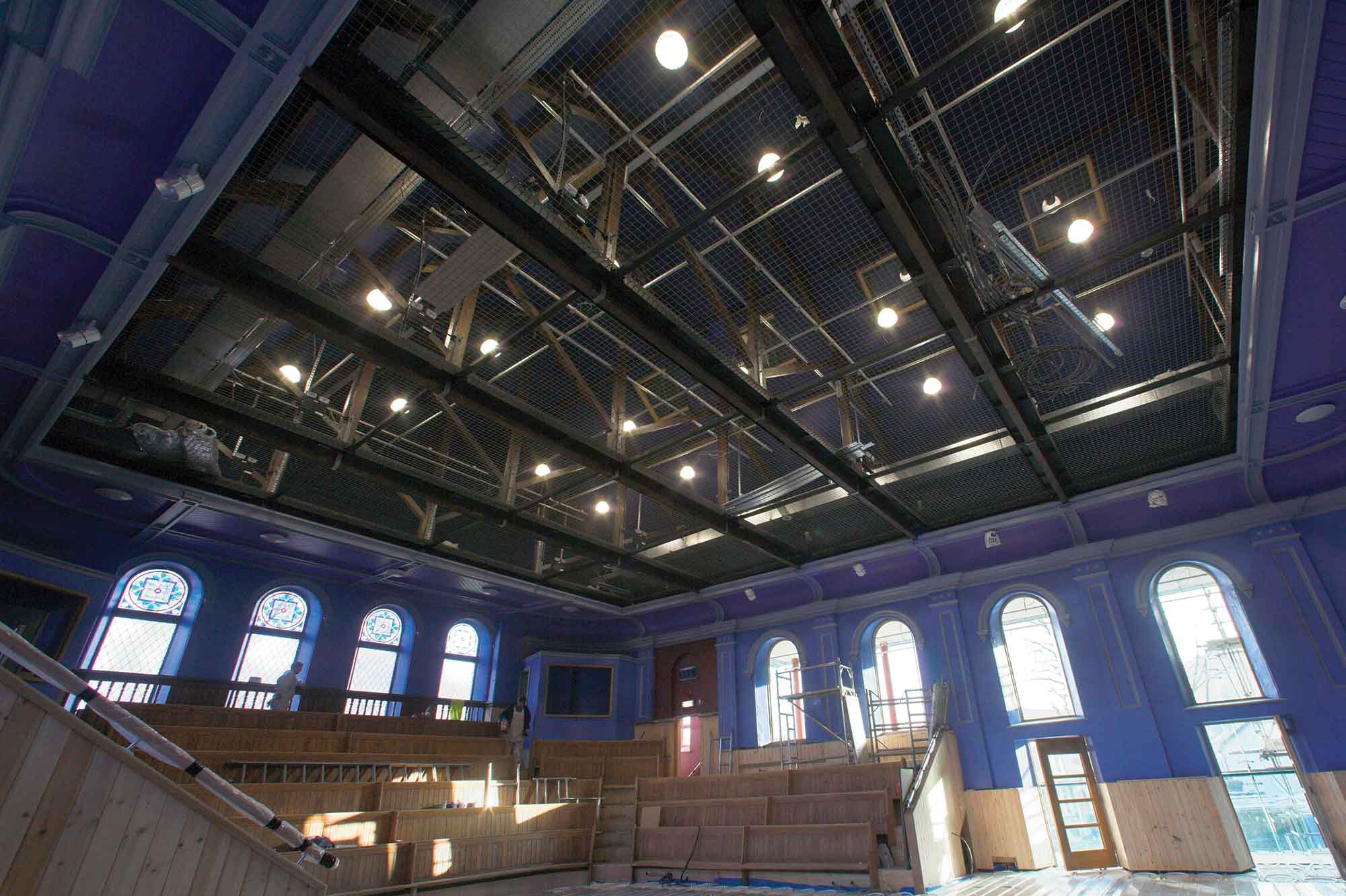 Cablenet Tension Wire Grid installation in Capel Soar, Wales